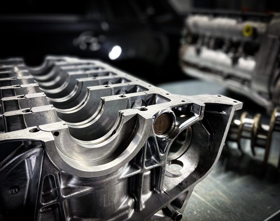Matching Number: Block shaft line - Check Engine